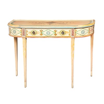 Lot 455 - Neoclassical Style Painted Wood Console Height...
