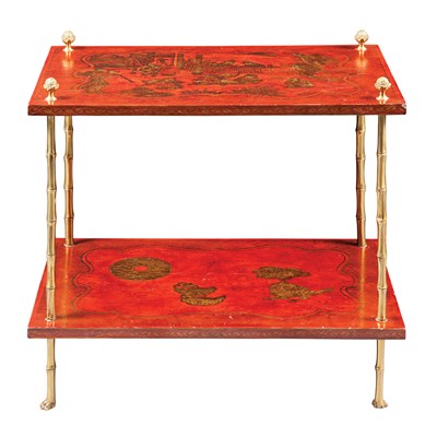 Lot 501 - Regency Style Chinoiserie Decorated Side Table...