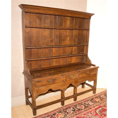 Lot 327 - Provincial Oak Welsh Dresser Height 6 feet 3...