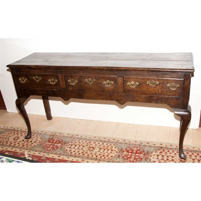 Lot 533 - Provincial Oak Welsh Dresser Base Height 33...