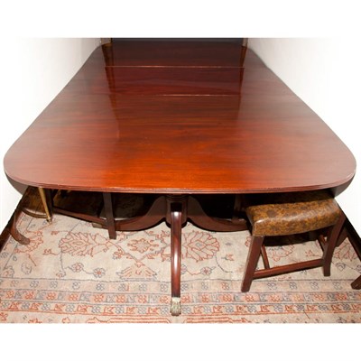 Lot 272 - George III Style Mahogany Double-Pedestal...