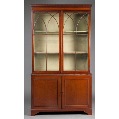 Lot 97 - George III Mahogany Bookcase 19th Century With...
