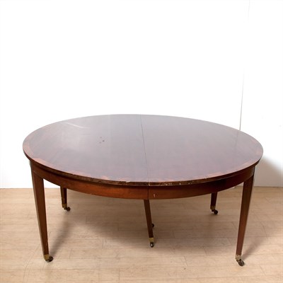 Lot 125 - George III Style Mahogany Dining Table With...