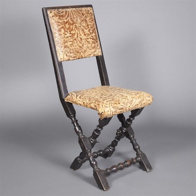 Lot 396 - Italian Baroque Style Walnut Folding Campaign...