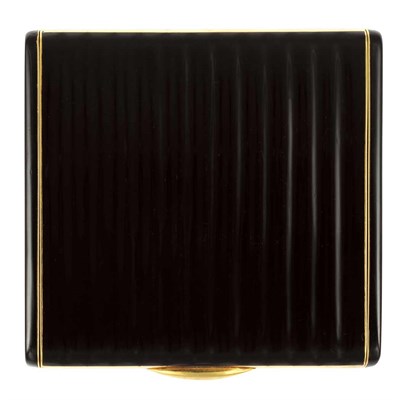 Lot 207 - Art Deco Gold and Black Lacquer Case, Cartier, France