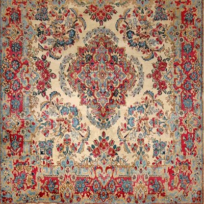 Lot 691 - Kirman Rug Southeast Persia, second quarter of...