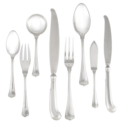 Lot 294 - Buccellati Sterling Silver Flatware Service...