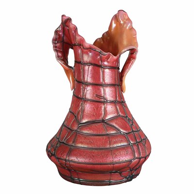 Lot 454 - Pallme-Konig Glass Vase Of tapering circular...