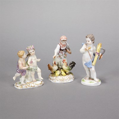 Lot 368 - Two Meissen Porcelain Figures First quarter of...