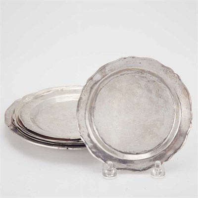 Lot 216 - Group of Six South American Silver Plates...