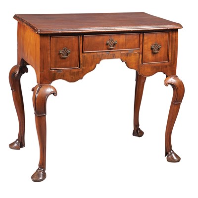 Lot 369 - George II Style Walnut Dressing Table The...