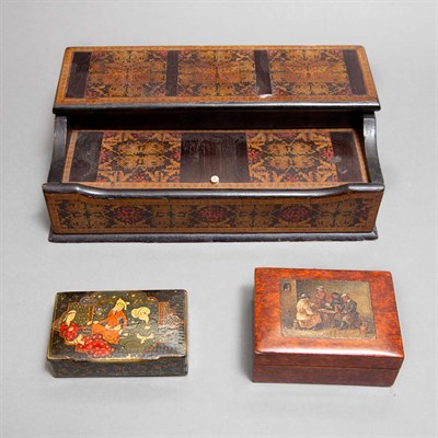 Lot 311 - Group of Three Boxes Including a Russian and a...
