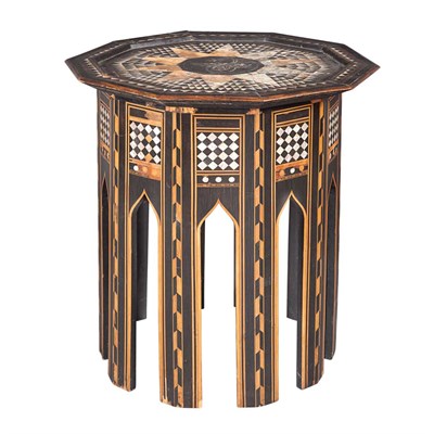 Lot 413 - Turkish Mother-of-Pearl Inlaid Ebonized and...