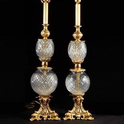 Lot 624 - Associated Pair of Louis XVI Style Gilt-Metal...