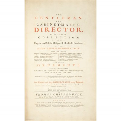 Lot 184 - CHIPPENDALE, THOMAS The Gentleman and...