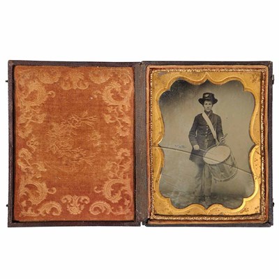 Lot 230 - Cased Photographic Image of a Civil War Union...