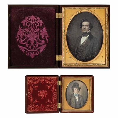 Lot 226 - Group of Seven Cased Photographic Images of...