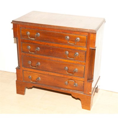 Lot 190 - Federal Style Mahogany Miniature Chest of...