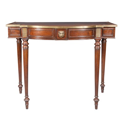 Lot 580 - Regency Brass and Gilt-Bronze Mounted Rosewood...
