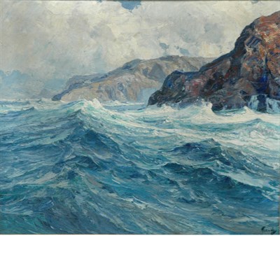 Lot 79 - Frederick Judd Waugh American, 1861-1940...