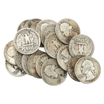 Lot 191 - United States Silver Quarters