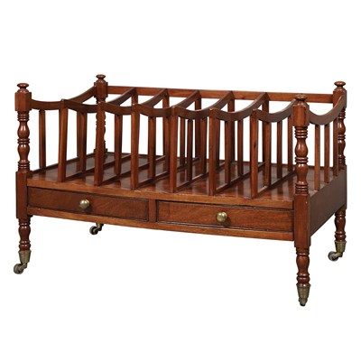 Lot 569 - Regency Mahogany Canterbury Early 19th century...