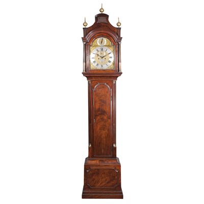 Lot 338 - George III Brass Mounted Mahogany Tall Case...