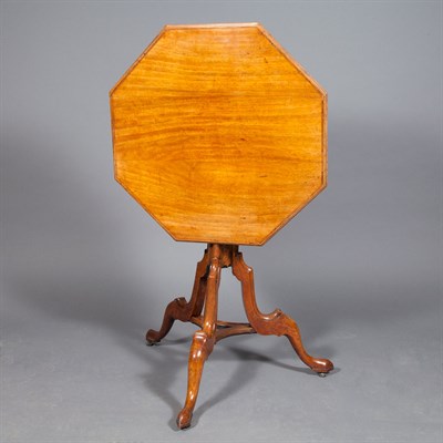 Lot 529 - George III Mahogany Tilt-Top Tripod Stand Last...