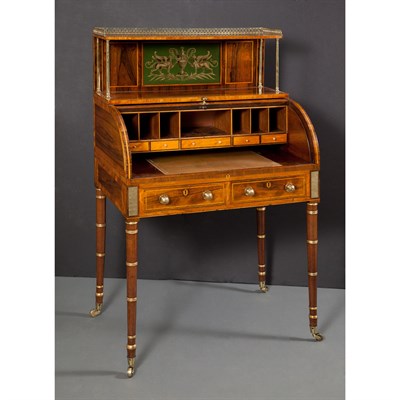 Lot 515 - George III Gilt-Brass Mounted Rosewood and...