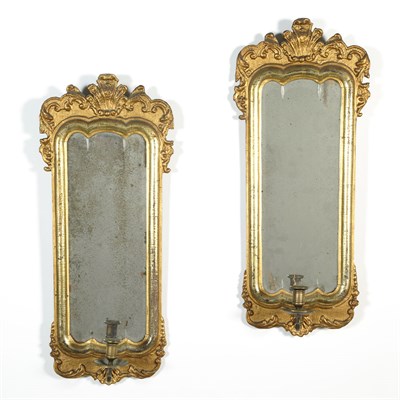 Lot 488 - Pair of Louis XV Style Gilt-Wood and...