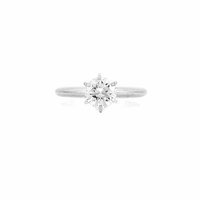 Lot 439 - Platinum and Diamond Ring