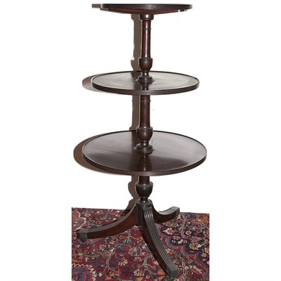 Lot 247 - Regency Style Mahogany Dumbwaiter Height 48...