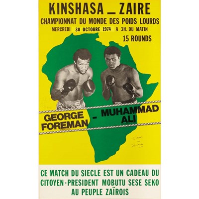 Lot 7 - [BOXING] MUHAMMAD ALI vs. GEORGE FOREMAN - AN...