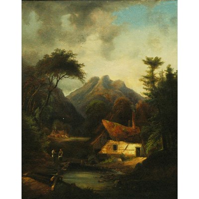 Lot 19 - Continental School 19th/20th Century Landscape...