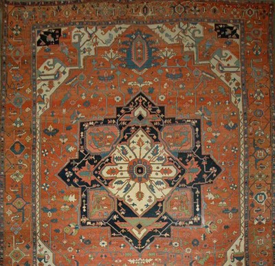 Lot 418 - Heriz Carpet Northwest Persia, late 19th...