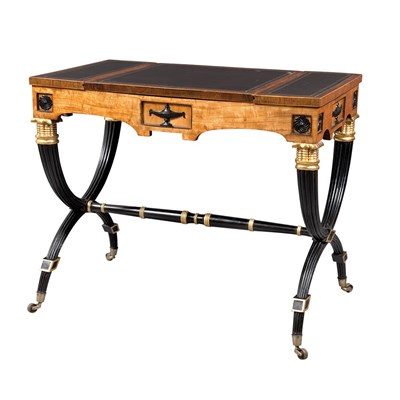 Lot 521 - Regency Part Ebonized and Parcel Gilt...