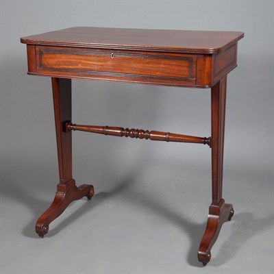 Lot 585 - Regency Mahogany Work Table Circa 1825 The...