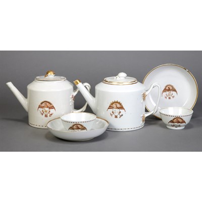 Lot 209 - Assembled Chinese Export Porcelain Partial Tea...