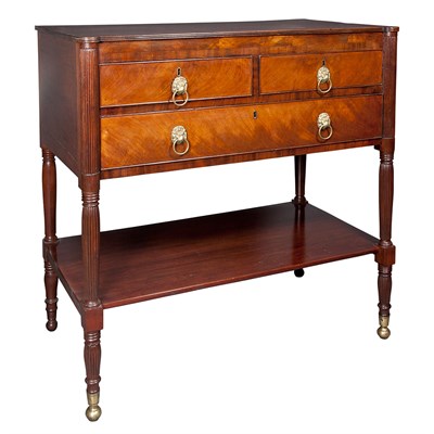 Lot 138 - Federal Mahogany Server In the manner of...