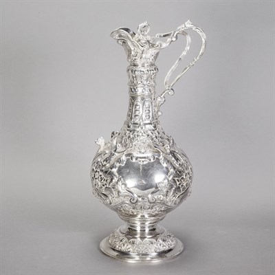 Lot 361 - English Silver Ewer Walker & Hall, Sheffield,...