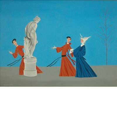 Lot 18 - Veniero Canevari Italian, 1926-1988 Priests...