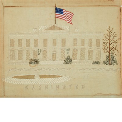 Lot 280 - Needlework Picture Late 19th century Depicting...