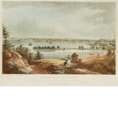 Lot 114 - After William Guy Wall NEW YORK FROM HEIGHTS...