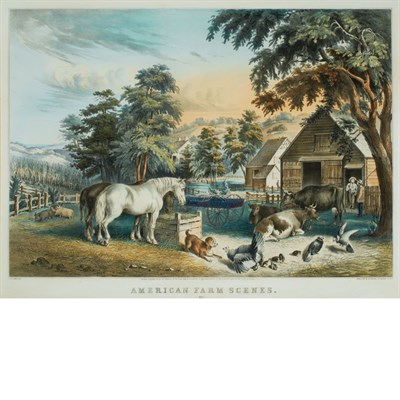 Lot 110 - Currier & Ives, publishers AMERICAN FARM...