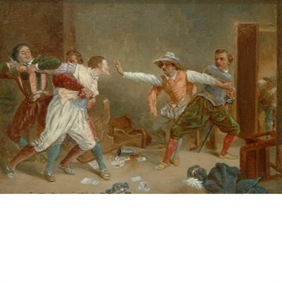 Lot 4 - After Jean Louis Ernest Meissonier La Rixe...