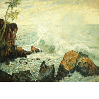 Lot 37 - George Hausdorf American, 1888-1959 Crashing...