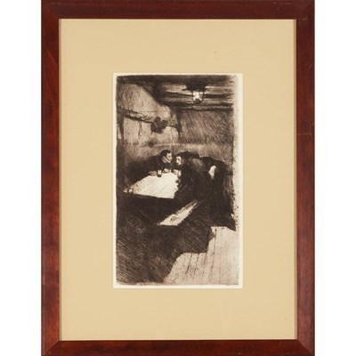 Lot 118 - Kathe Kollwitz BERATUNG (KLIPSTEIN 25) Etching...