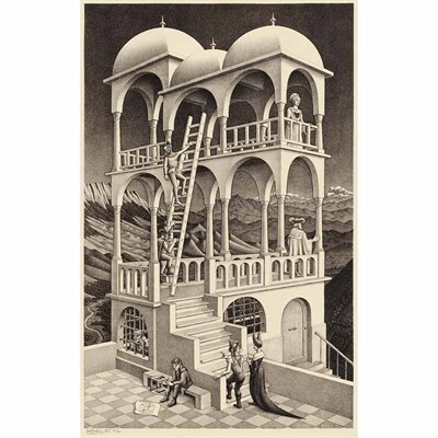Lot 46 - Maurits Cornelius Escher BELVEDERE (B. 426)...