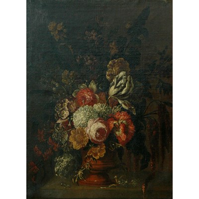 Lot 29 - Dutch School 17th Century Still Life of Flower...