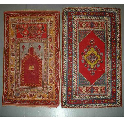 Lot 564 - Two Turkish Rugs Comprising an Oushak rug;...